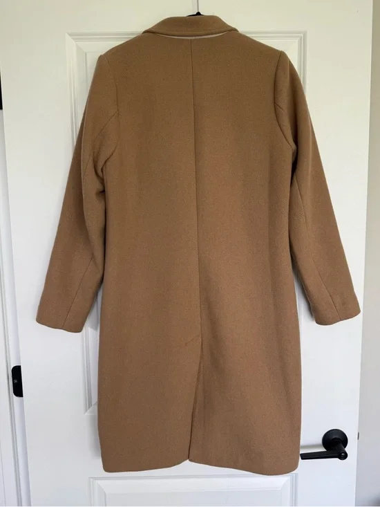 Abercrombie & Fitch The A&F Dad Coat in Camel size M - Picture 10 of 11